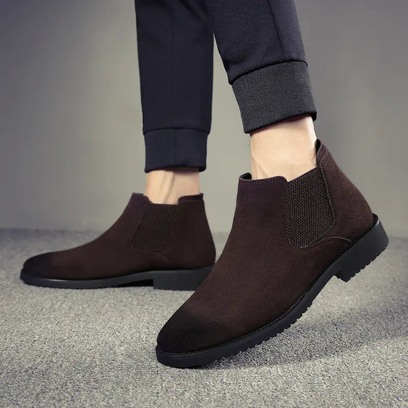 Men's Leather Elegance Chelsea Boots