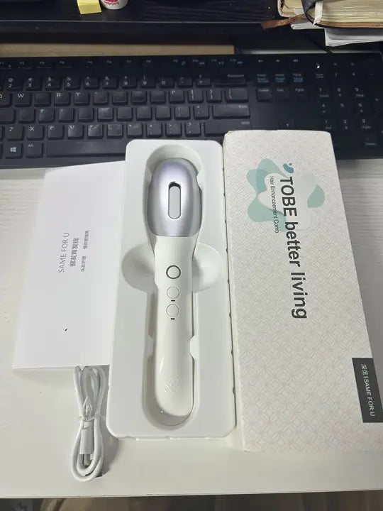 Electric Scalp Massager with Microcurrent Therapy