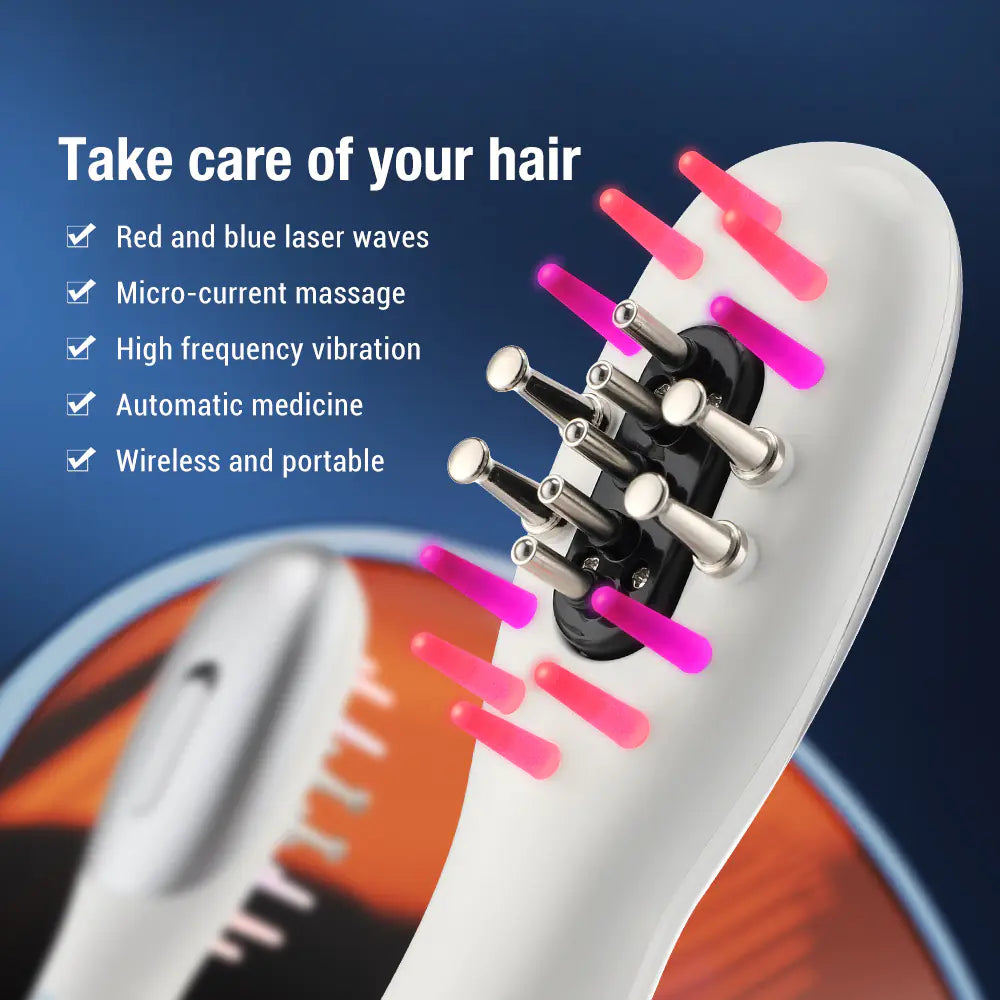 Electric Scalp Massager with Microcurrent Therapy
